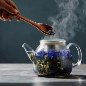 Steeping herbs for Brazilian Mounjaro recipe