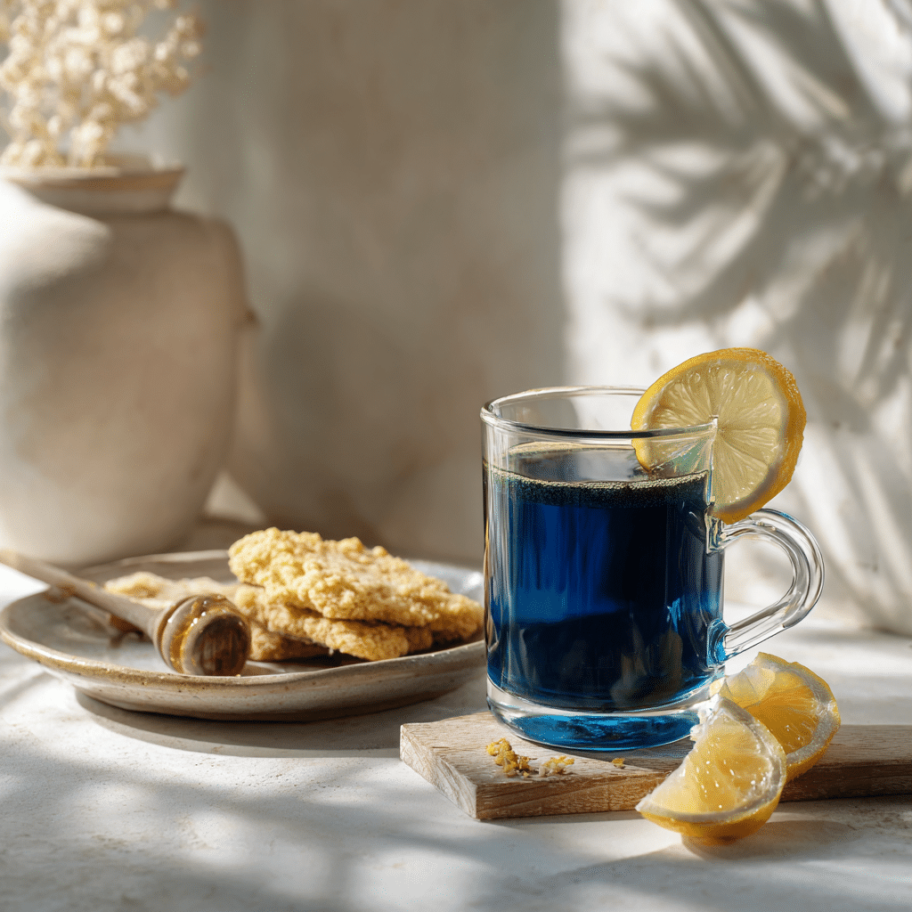Iced Brazilian Mounjaro recipe served with lemon