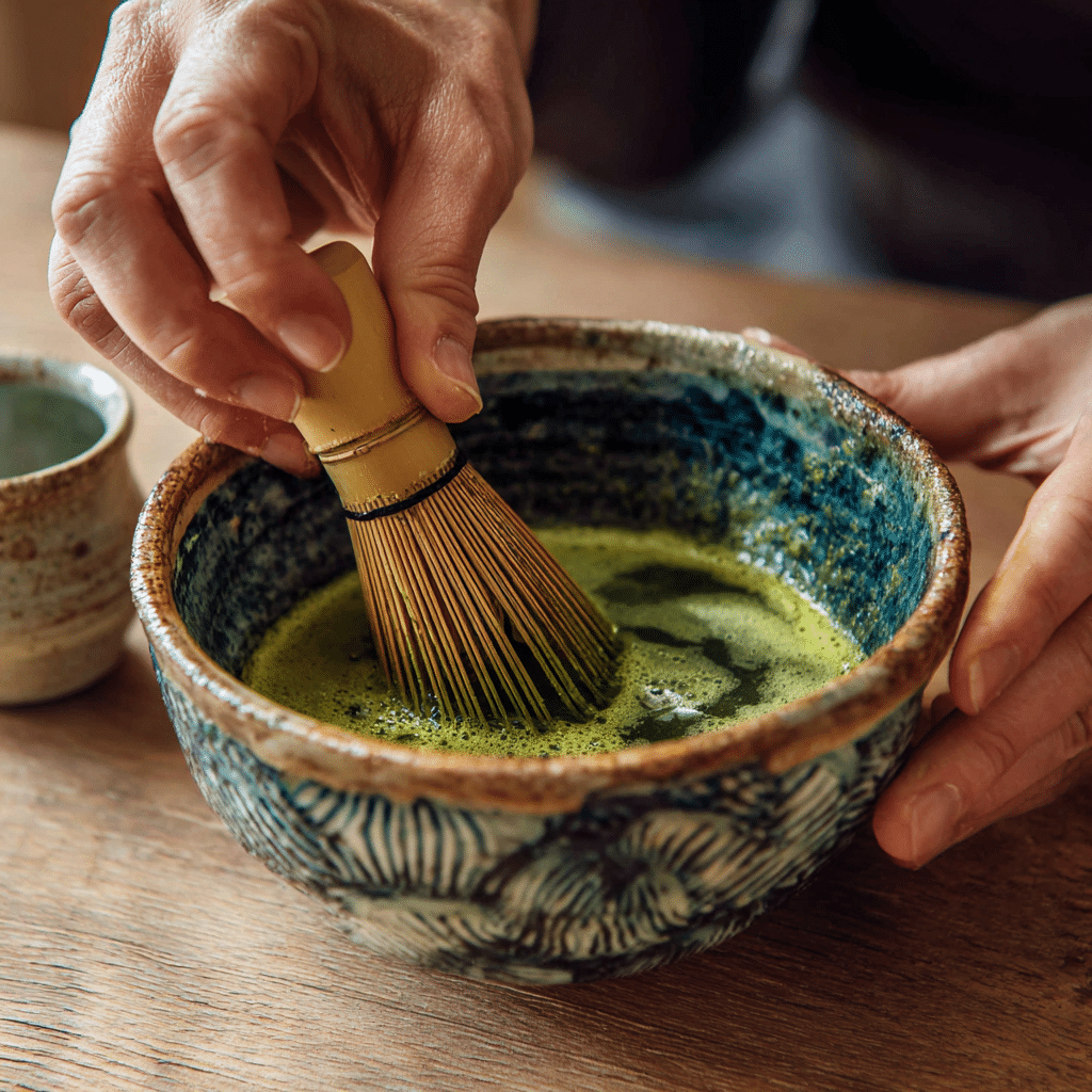Whisking Japanese Mounjaro Detox Drink ingredients