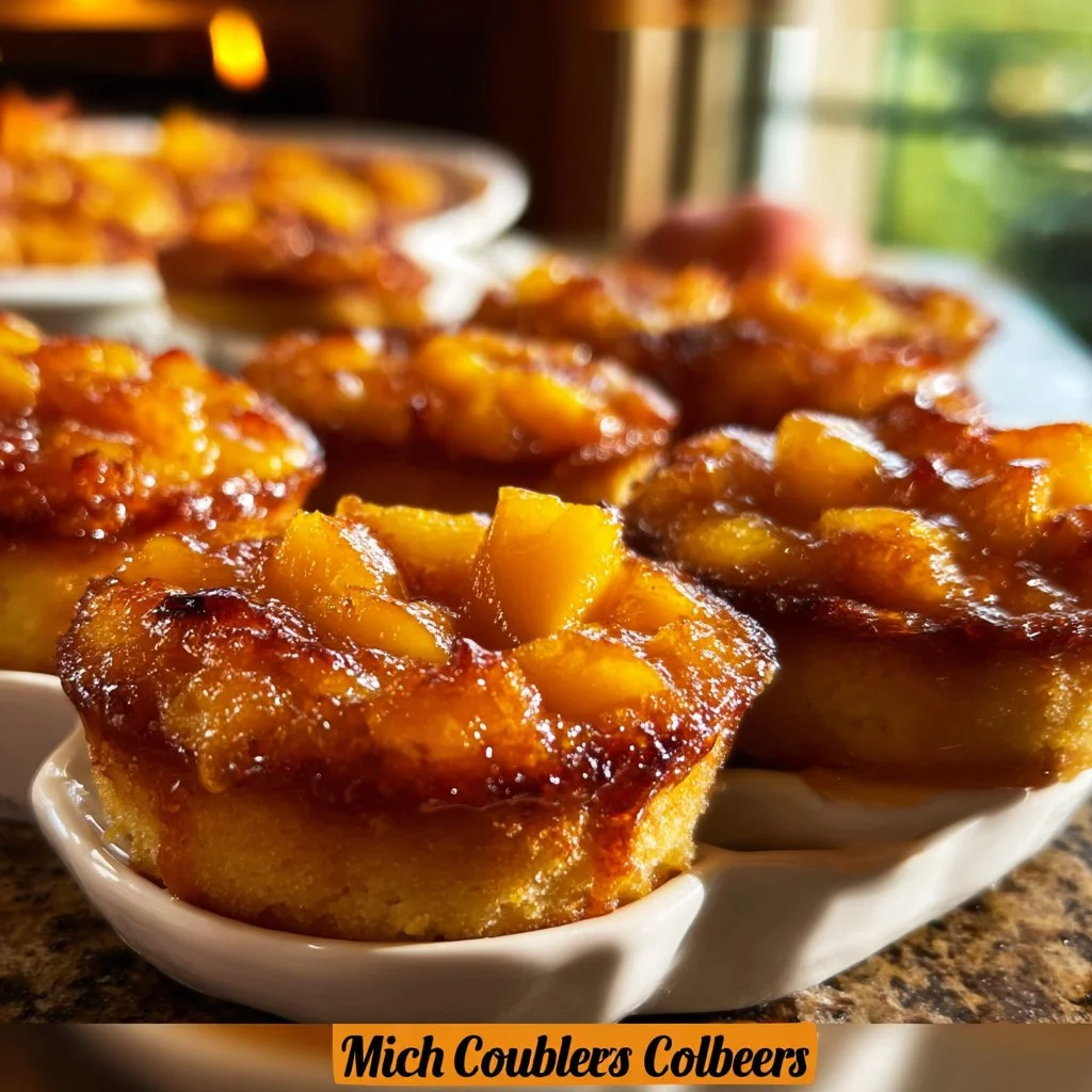 Mini Peach Cobblers