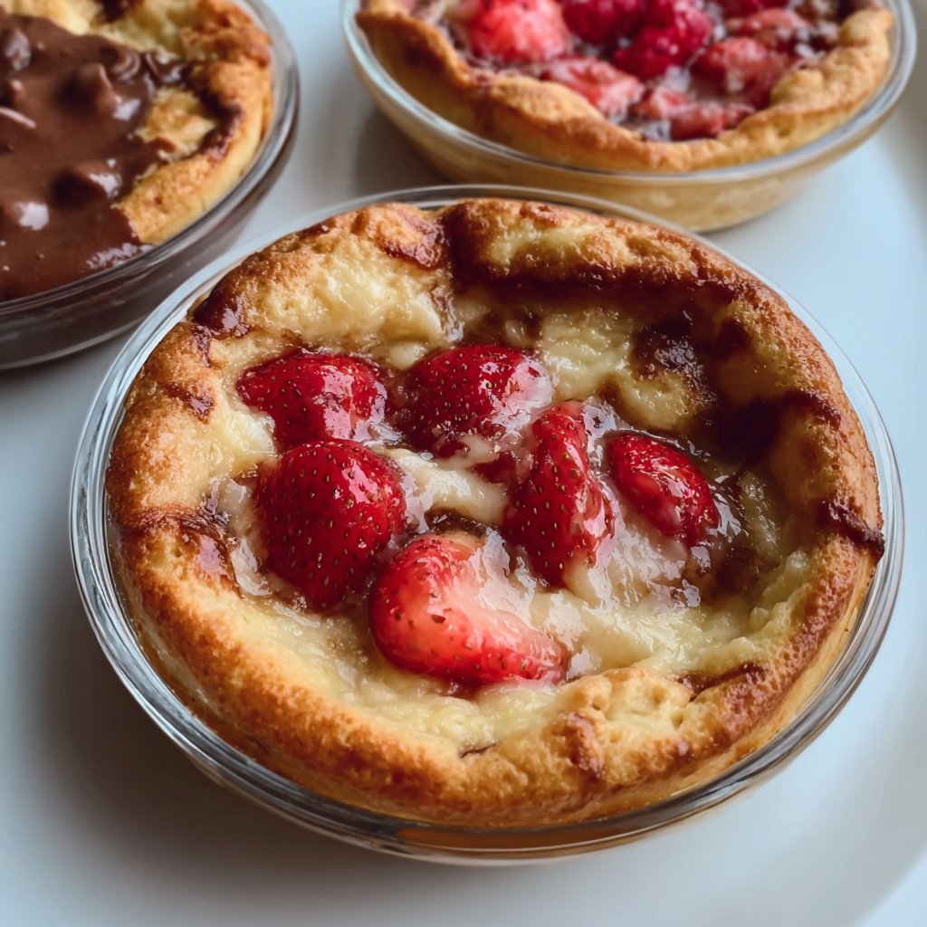 Baked Protein Pancake Bowls 4 Baked Protein Pancake Bowls