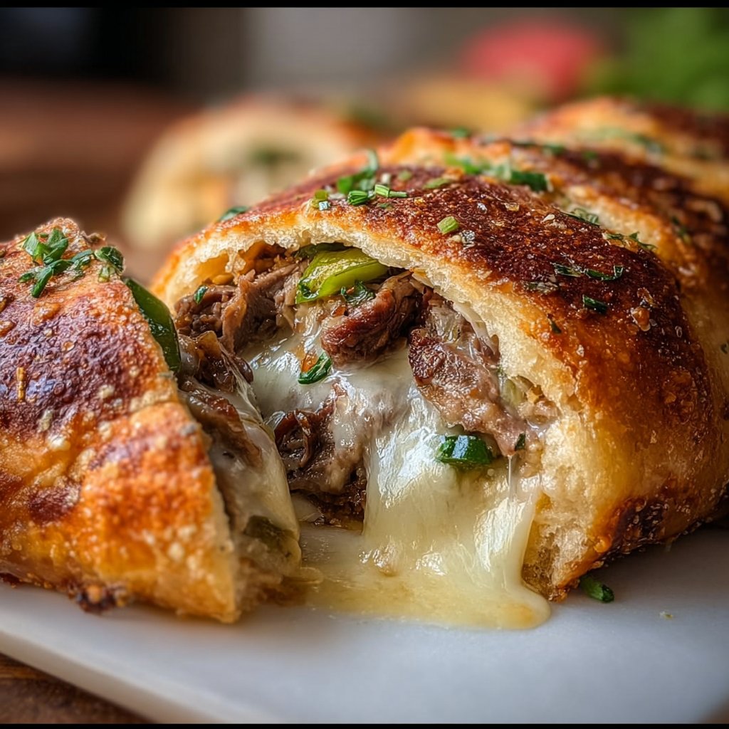 Philly Cheesesteak Stromboli: A Cozy Twist On A Classic 4 Philly Cheesesteak Stromboli: A Cozy Twist on a Classic