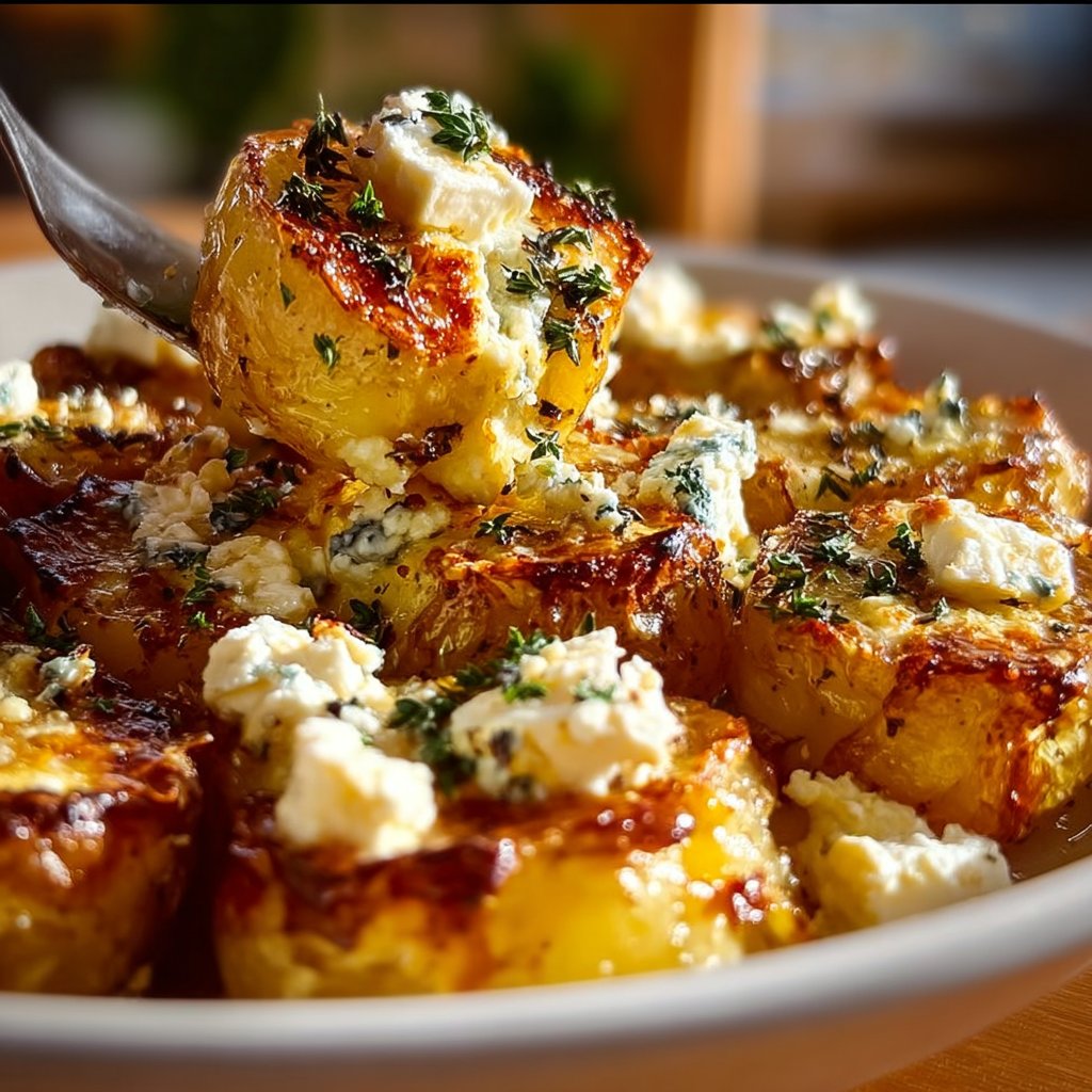 Healthy Baked Feta Potatoes 4 Healthy Baked Feta Potatoes