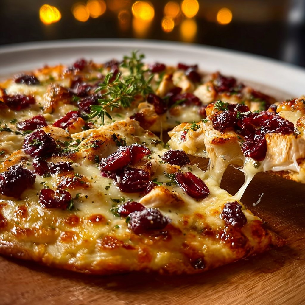 Cranberry Chicken &Amp; Brie Pizza 4 Cranberry Chicken & Brie Pizza