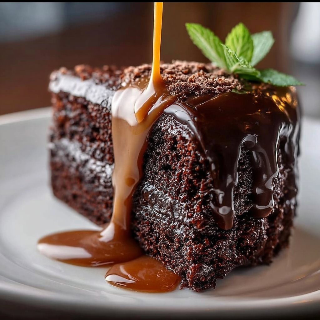 Midnight Fudge Cake 4 Midnight Fudge Cake