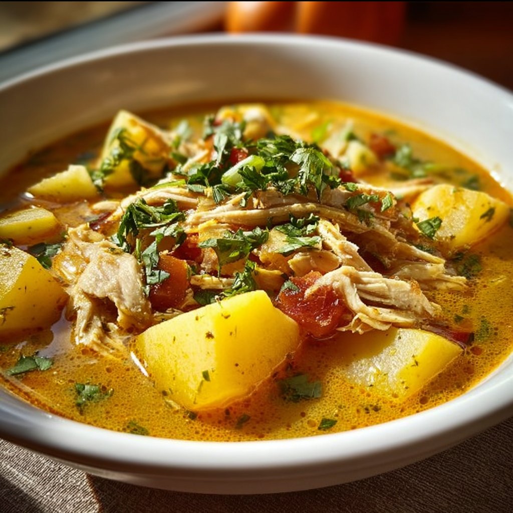 Authentic Colombian Chicken And Potato Soup 4 Authentic Colombian Chicken and Potato Soup