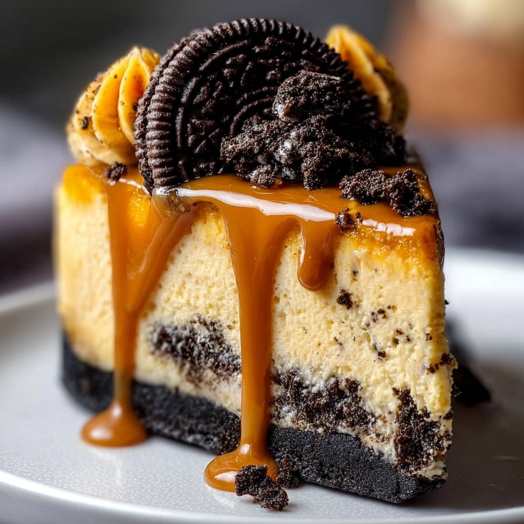 Pumpkin Butterscotch Cheesecake With Oreo Crust 4 Pumpkin Butterscotch Cheesecake with Oreo Crust