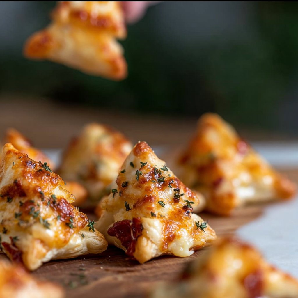 Puff Pastry Christmas Tree Pizza Bites 4 Puff Pastry Christmas Tree Pizza Bites