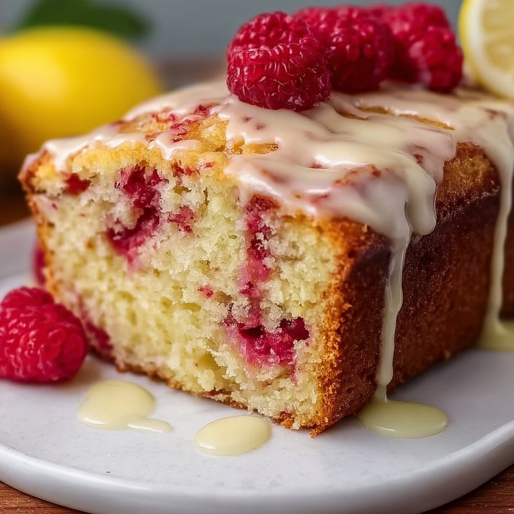 Lemon Raspberry Pound Cake 4 Lemon Raspberry Pound Cake