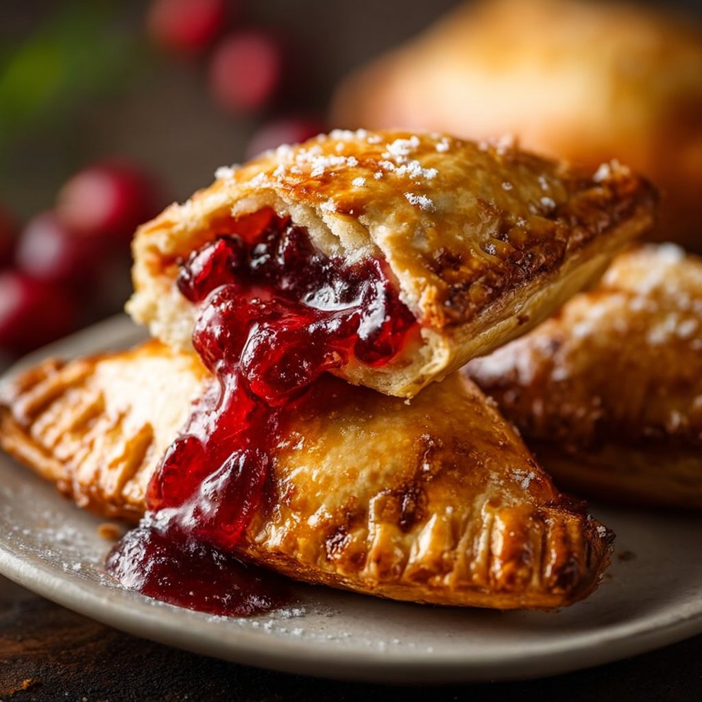 Cranberry Hand Pies 4 Cranberry Hand Pies