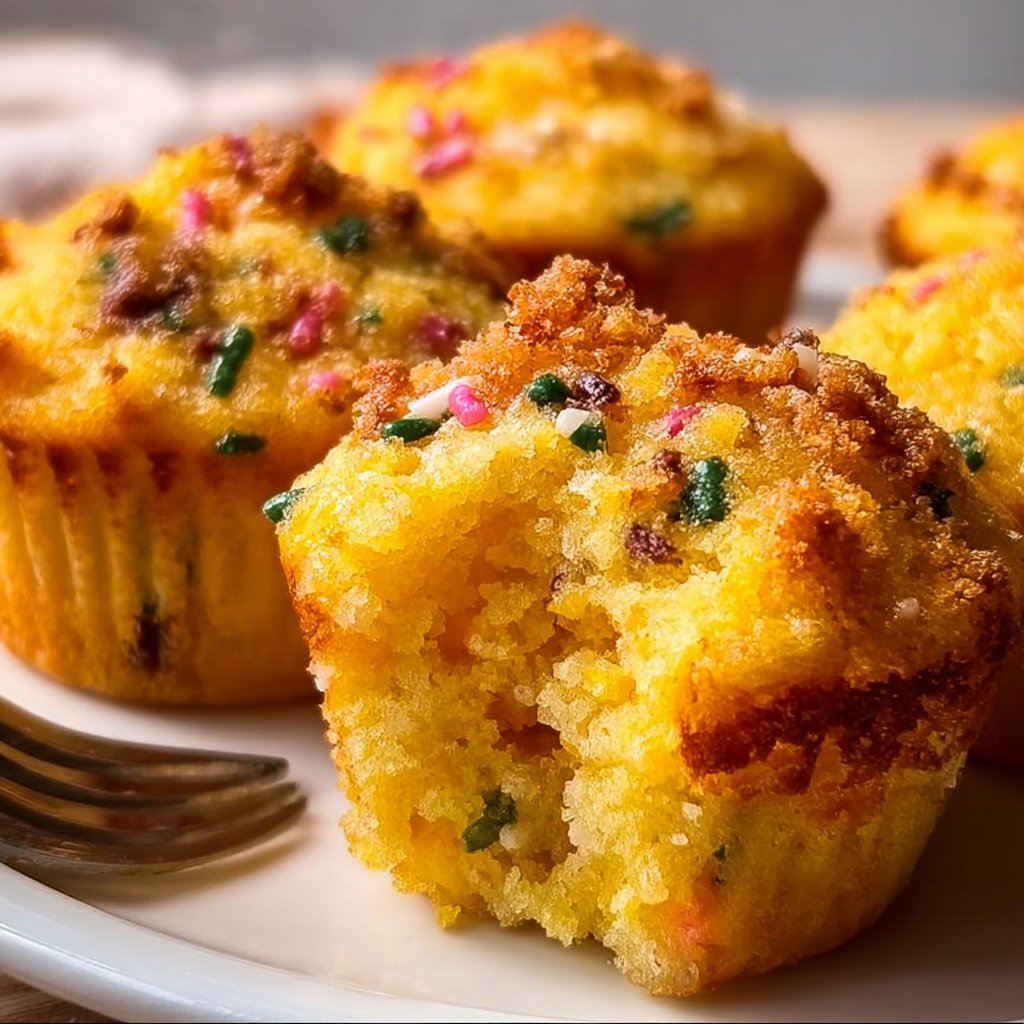 Funfetti Cornbread Muffins 4 Funfetti Cornbread Muffins