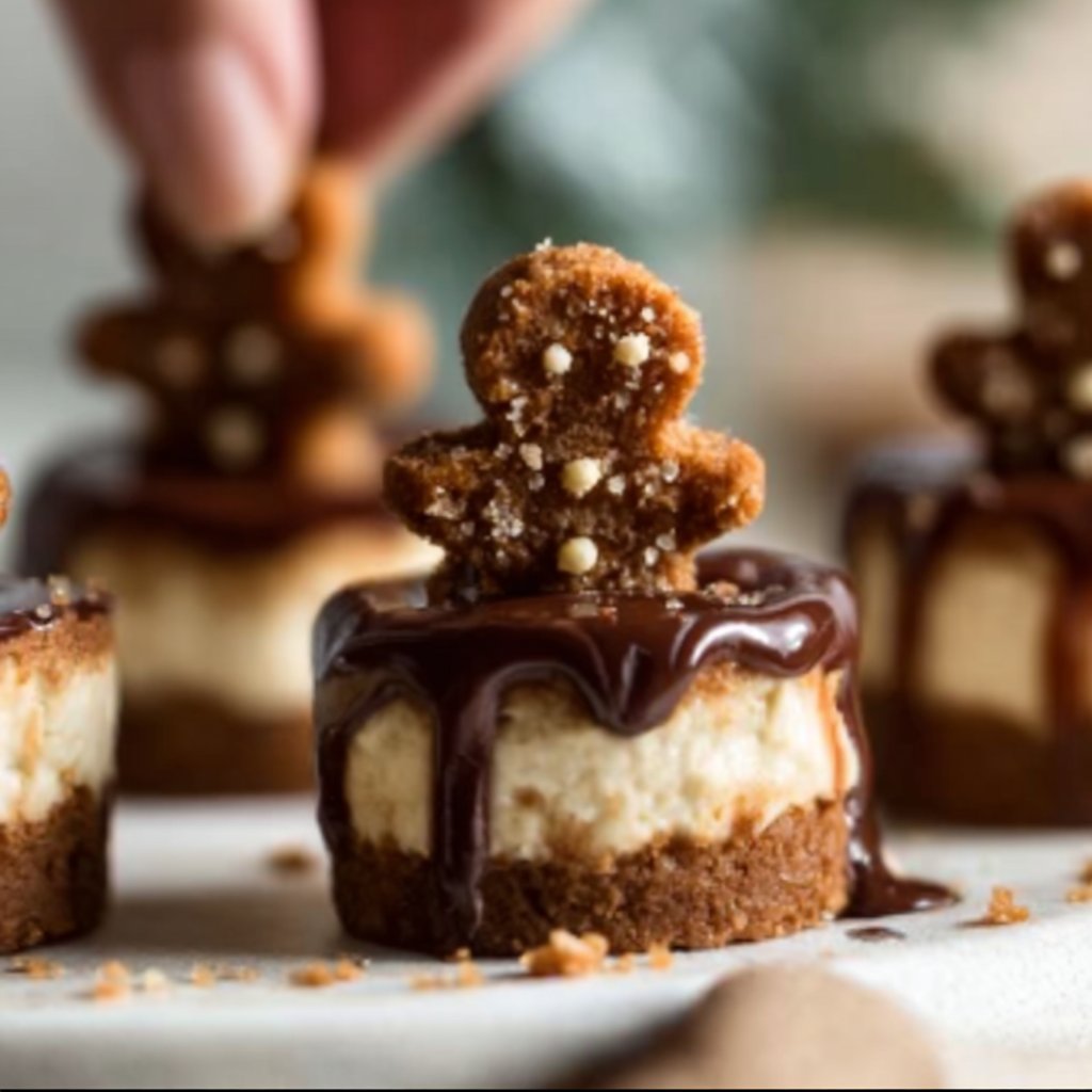 No-Bake Gingerbread Cheesecake Cups 4 No-Bake Gingerbread Cheesecake Cups