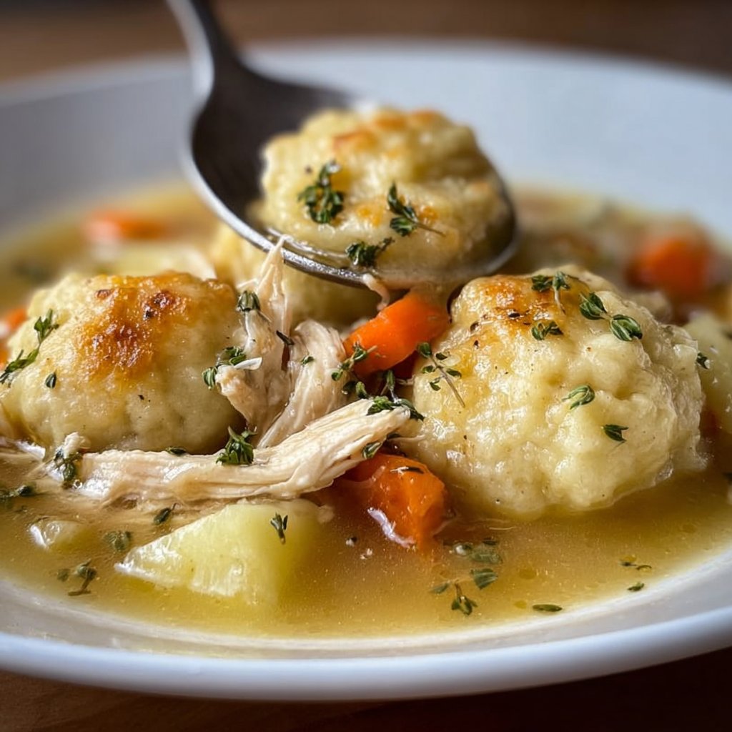 Hearty Chicken Soup With Potato Dumplings 4 Hearty Chicken Soup with Potato Dumplings