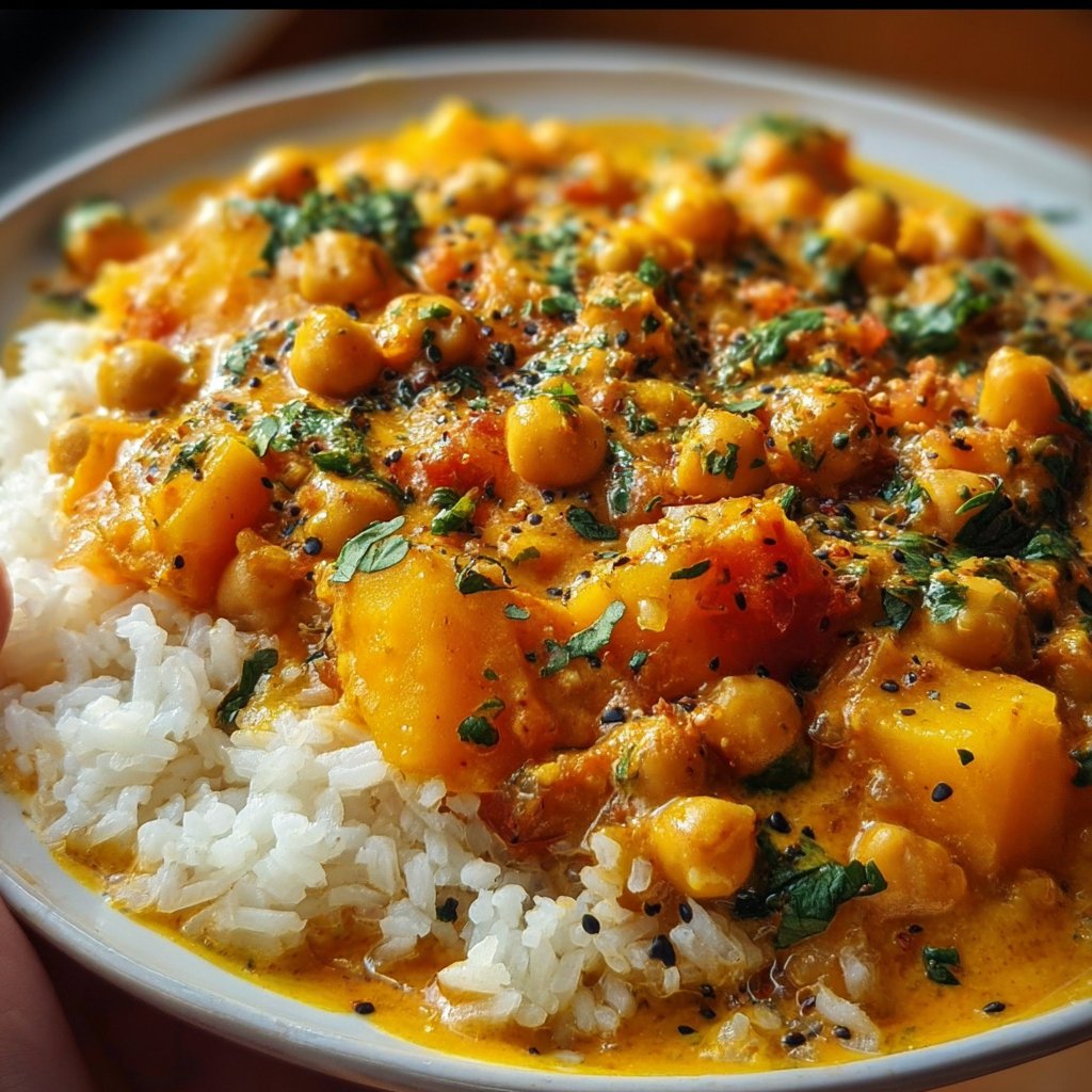 Butternut Squash And Chickpea Curry 4 Butternut Squash and Chickpea Curry
