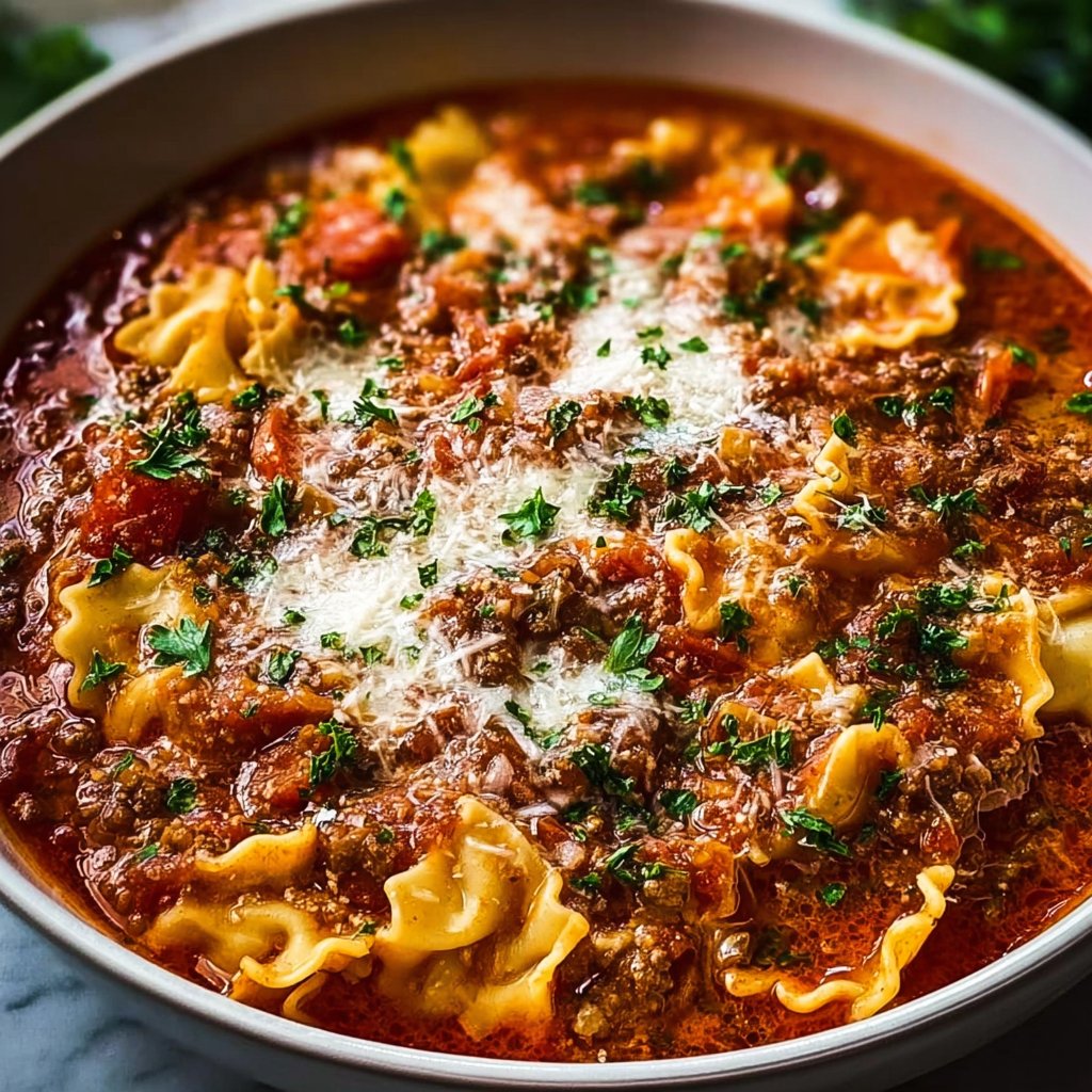 Cozy Slow Cooker Lasagna Soup 4 Cozy Slow Cooker Lasagna Soup