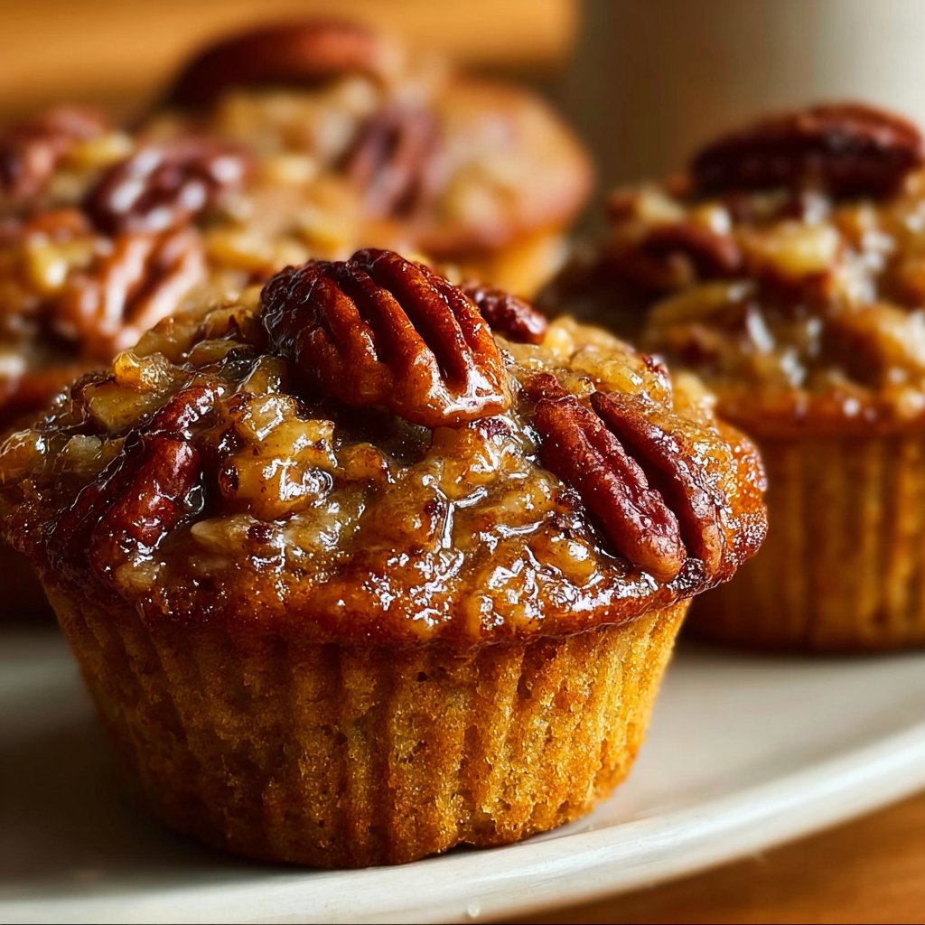 Pecan Pie Brown Sugar Muffins 4 Pecan Pie Brown Sugar Muffins