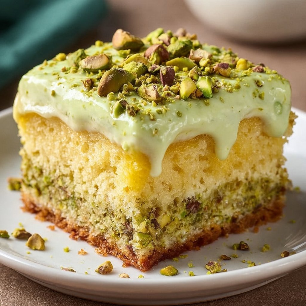 Tropical Pistachio Bliss Cake 4 Tropical Pistachio Bliss Cake