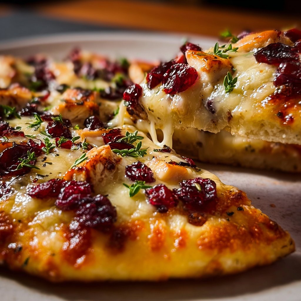 Cranberry Chicken &Amp; Brie Pizza 4 Cranberry Chicken & Brie Pizza