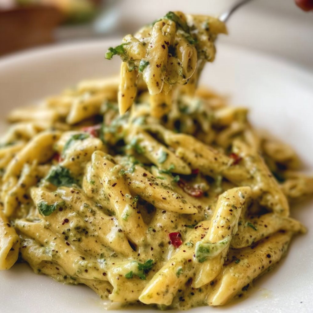 Creamy Pesto Sauce Pasta 4 Creamy Pesto Sauce Pasta