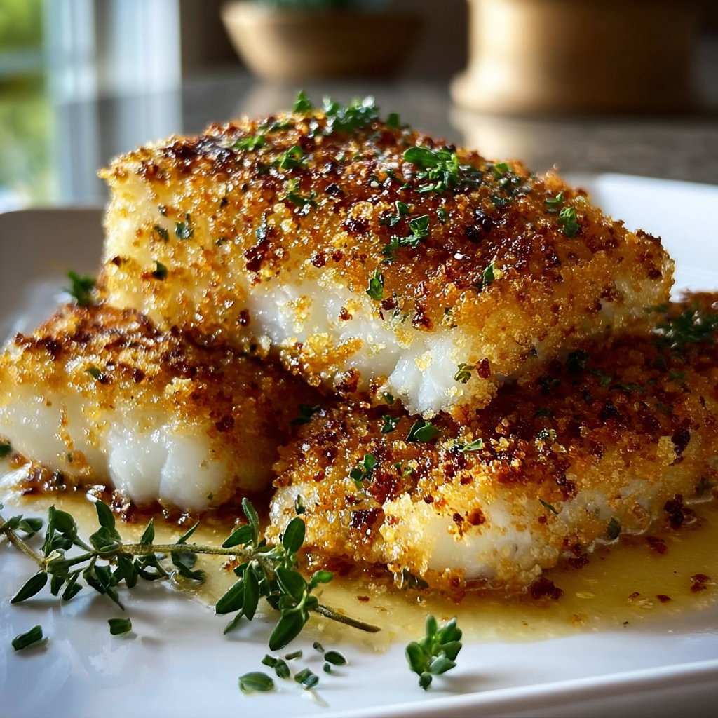 Parmesan Crusted Cod 4 Parmesan Crusted Cod