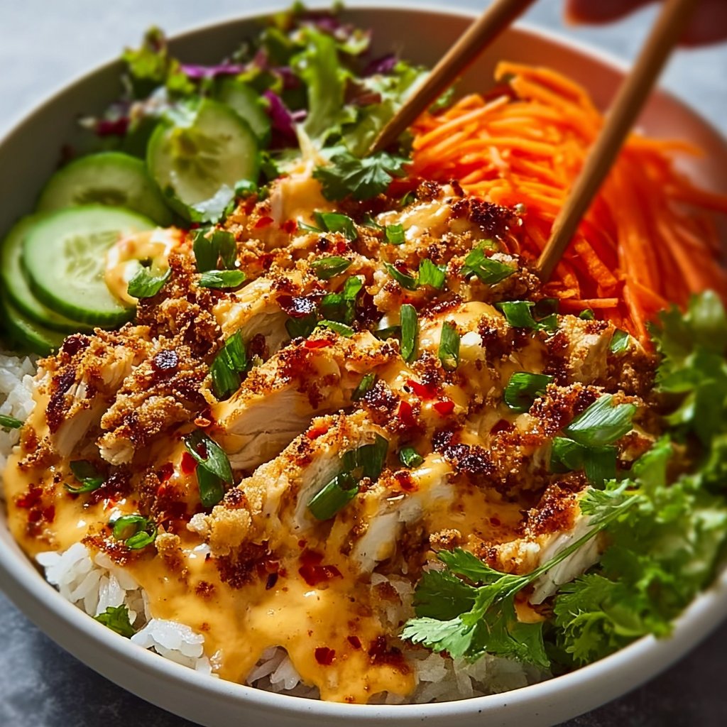 Bang Bang Chicken Bowl 4 Bang Bang Chicken Bowl