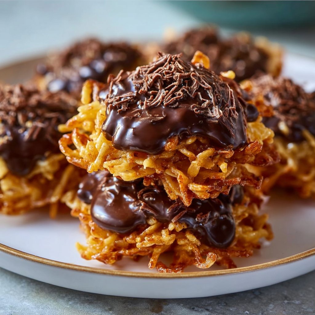 Chocolate Peanut Butter Haystacks 4 Chocolate Peanut Butter Haystacks