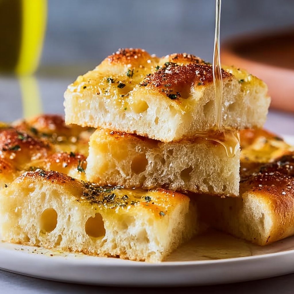 Garlic Butter Focaccia 4 Garlic Butter Focaccia