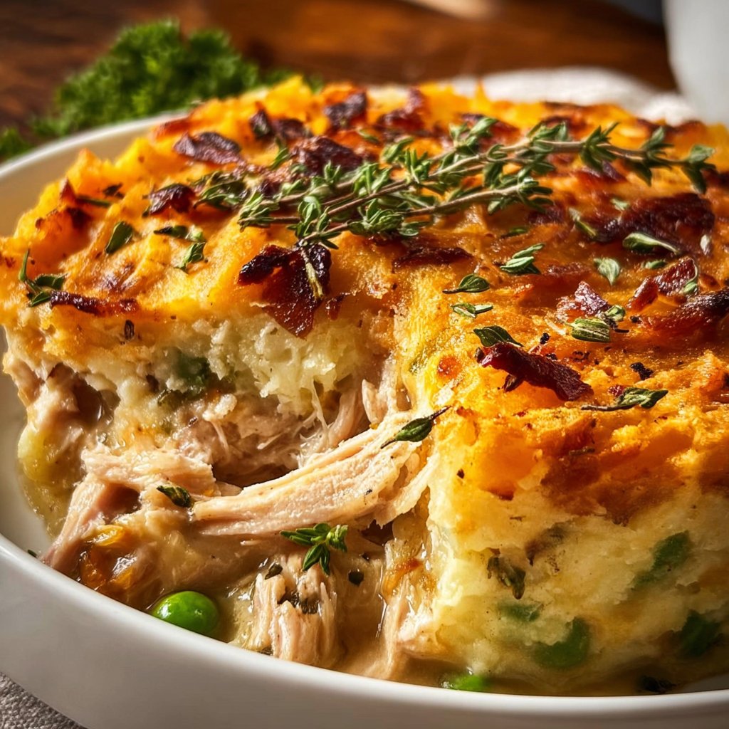 Turkey Mashed Potato Pie 4 Turkey Mashed Potato Pie
