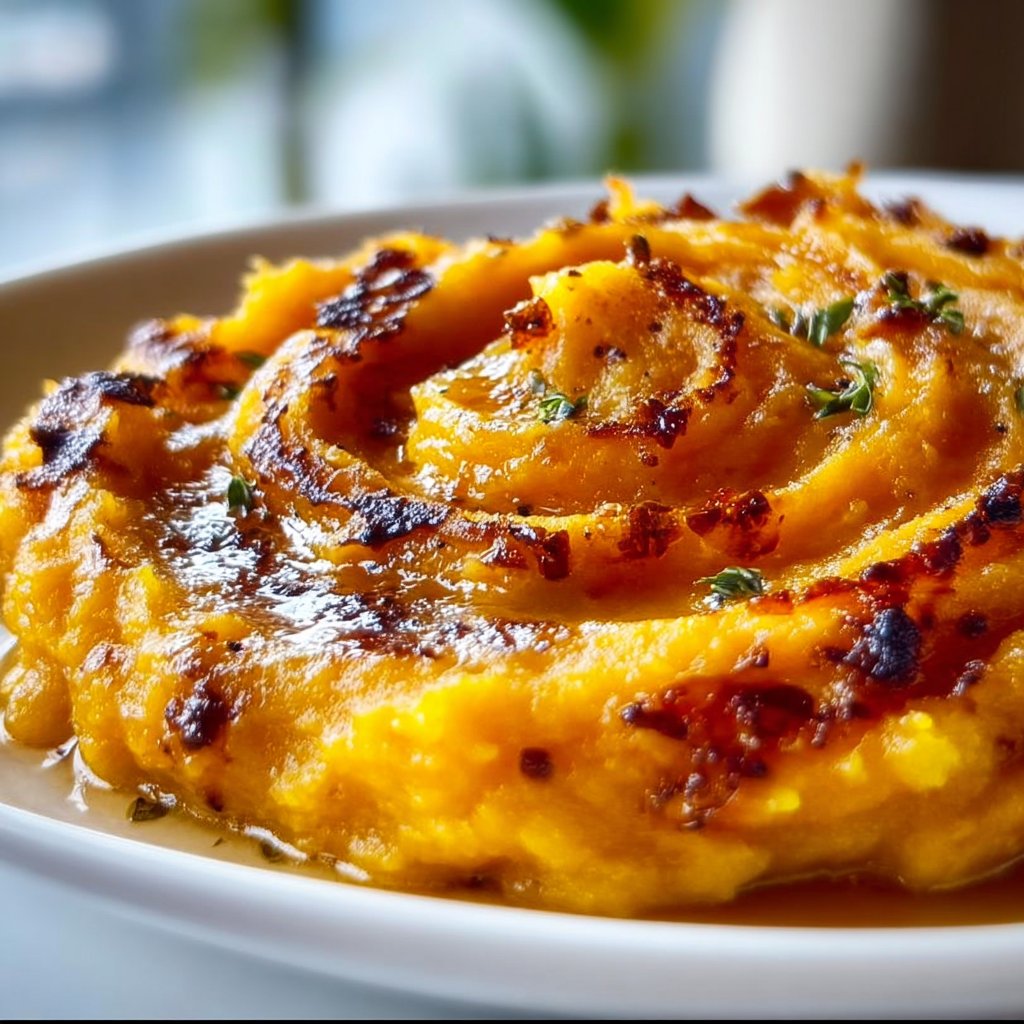 Roasted Garlic Mashed Butternut Squash 4 Roasted Garlic Mashed Butternut Squash