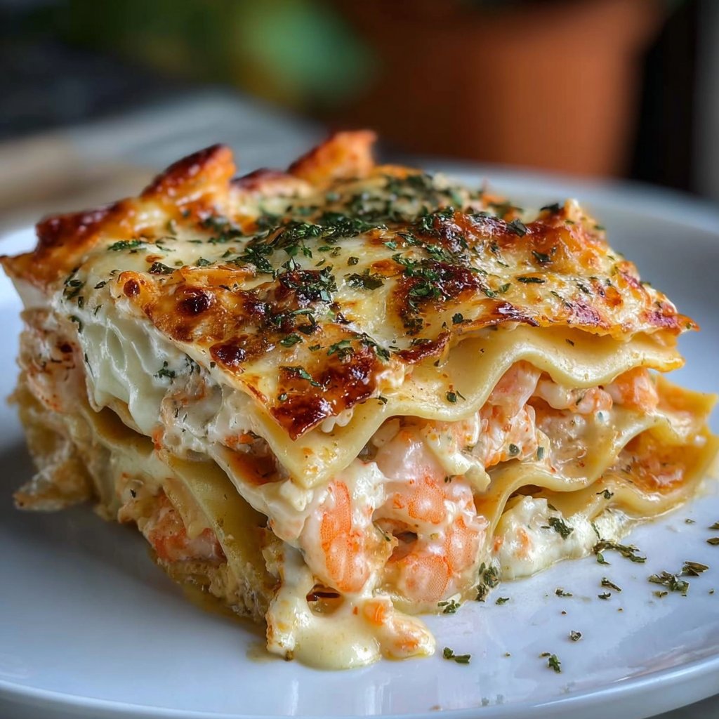 Seafood Lasagna With Shrimp And Crab 4 Seafood Lasagna with Shrimp and Crab