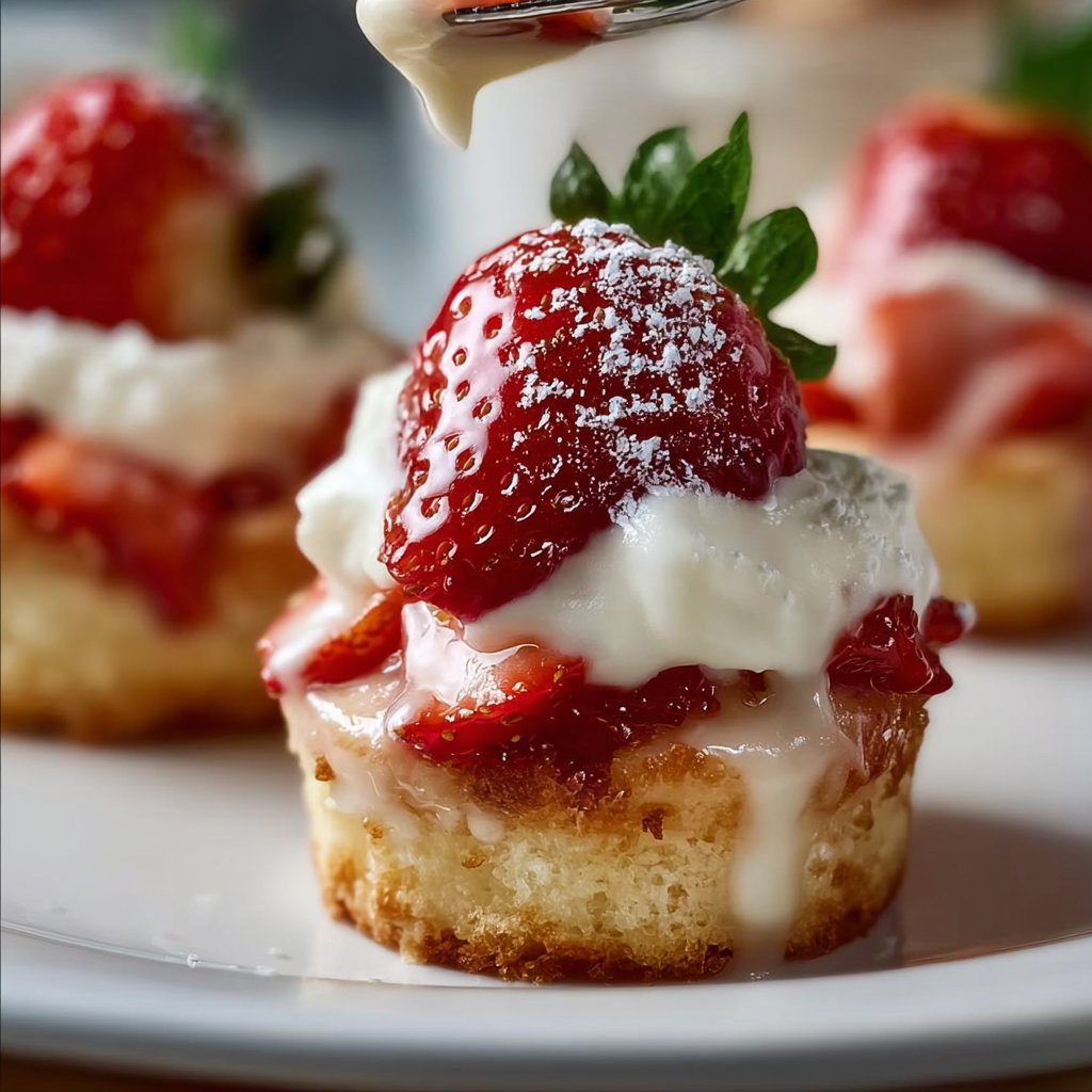 Quick Strawberry Shortcake Cups 4 Quick Strawberry Shortcake Cups