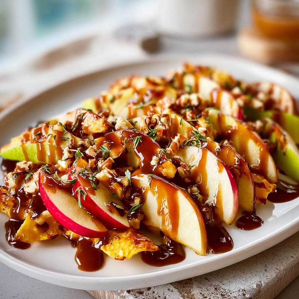 Caramel Apple Nachos 4 Caramel Apple Nachos