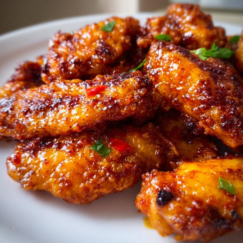 Sweet And Spicy Chicken Wings 4 Sweet and Spicy Chicken Wings