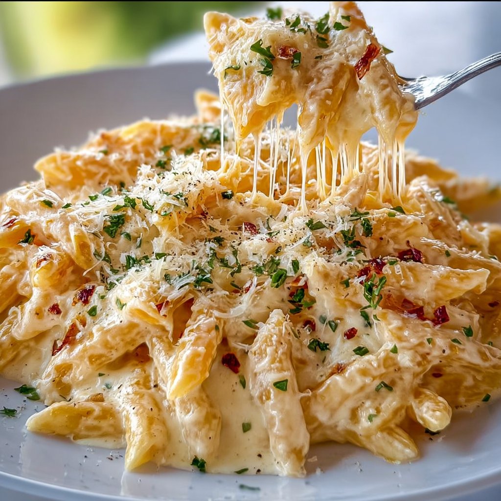 One Pot Creamy Garlic Pasta 4 One Pot Creamy Garlic Pasta