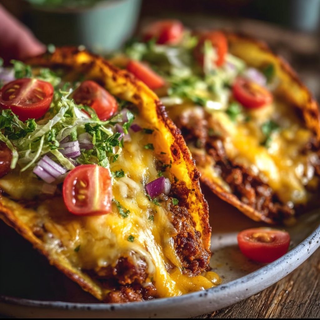 Oven-Baked Cheesy Tacos 4 Oven-Baked Cheesy Tacos