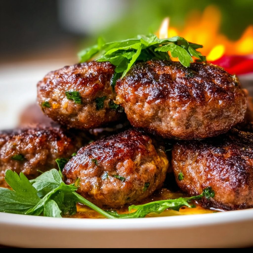 Middle Eastern Kofta Kebabs 4 Middle Eastern Kofta Kebabs
