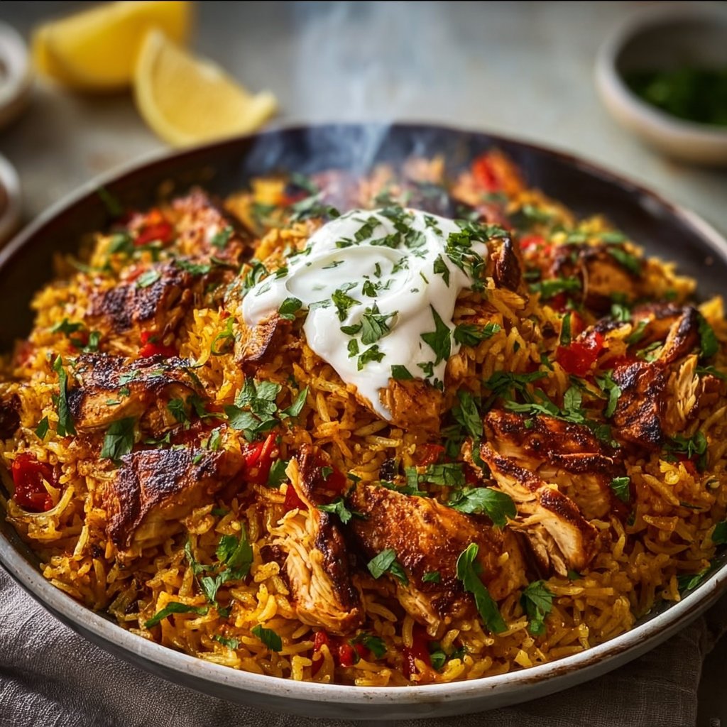 One Pot Chicken Shawarma Rice Recipe 4 One Pot Chicken Shawarma Rice Recipe