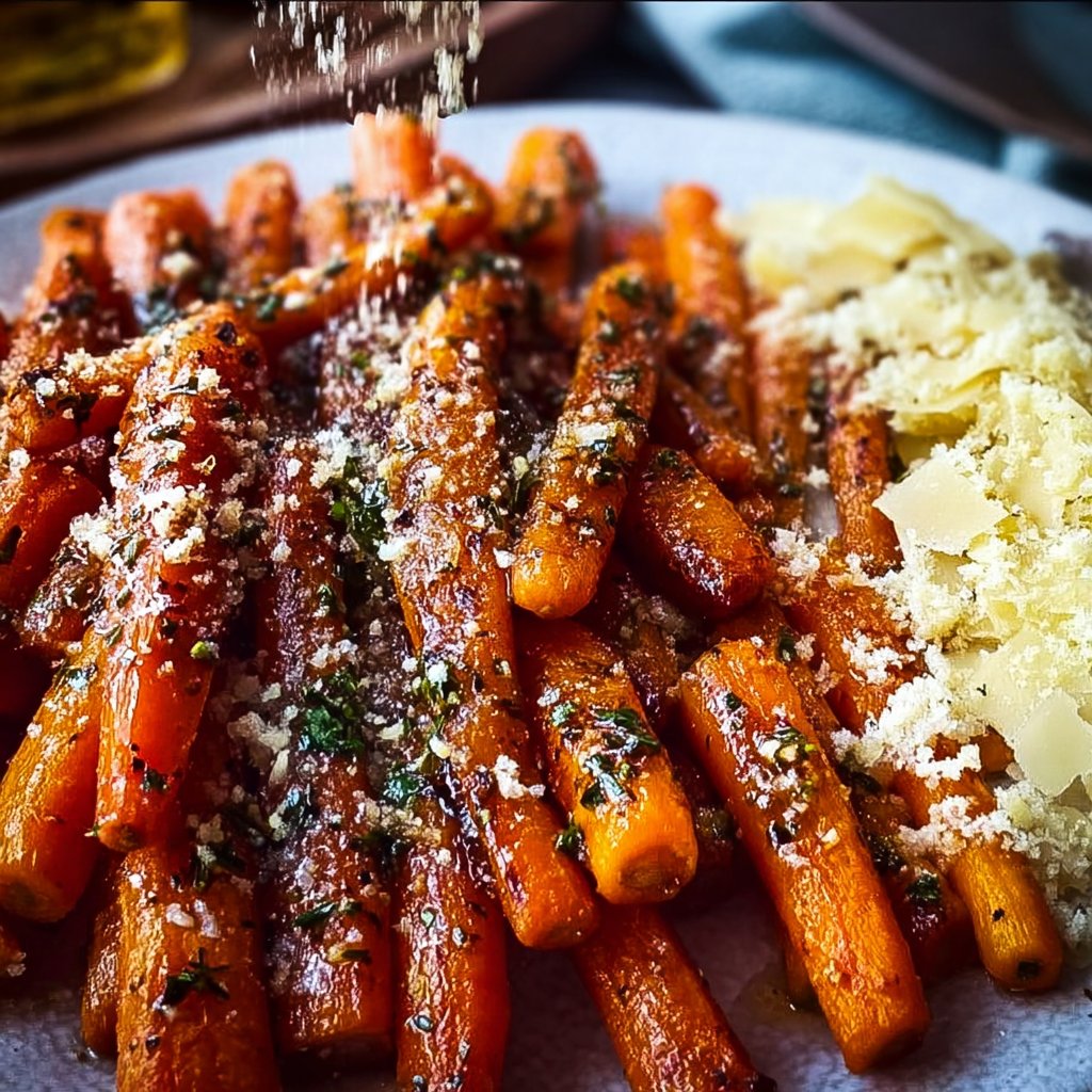 Crispy Parmesan Roasted Carrots 4 Crispy Parmesan Roasted Carrots