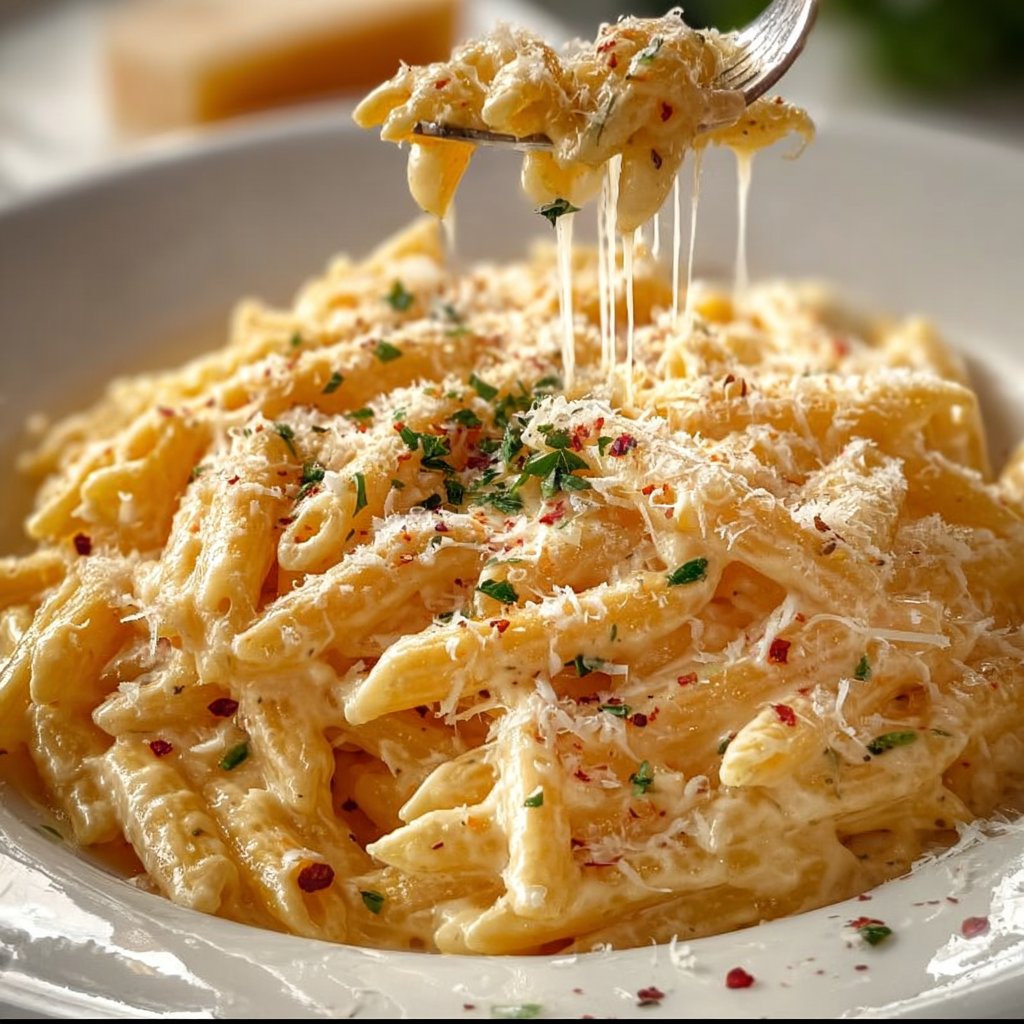 One Pot Creamy Garlic Pasta 4 One Pot Creamy Garlic Pasta