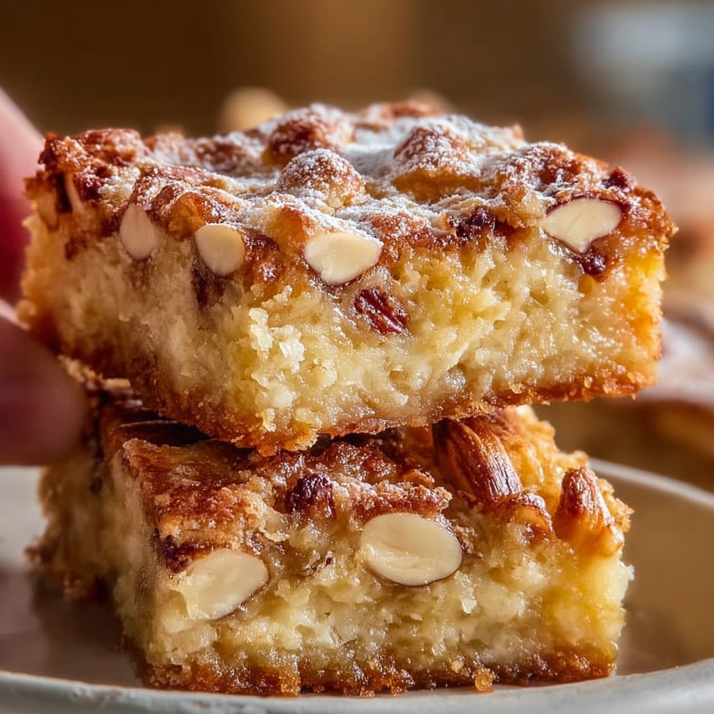 Almond Croissant Cookie Bars 4 Almond Croissant Cookie Bars