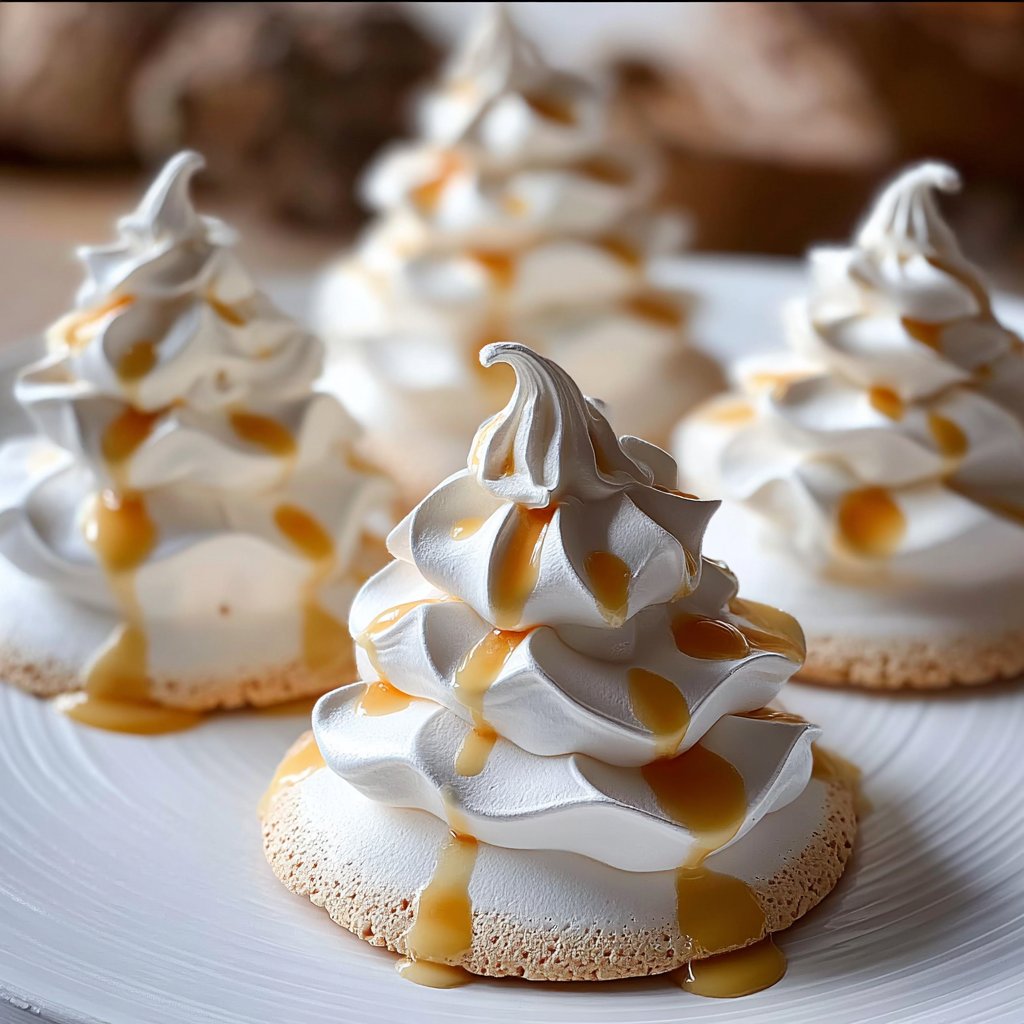 Tree Meringue Cookies 4 Tree Meringue Cookies