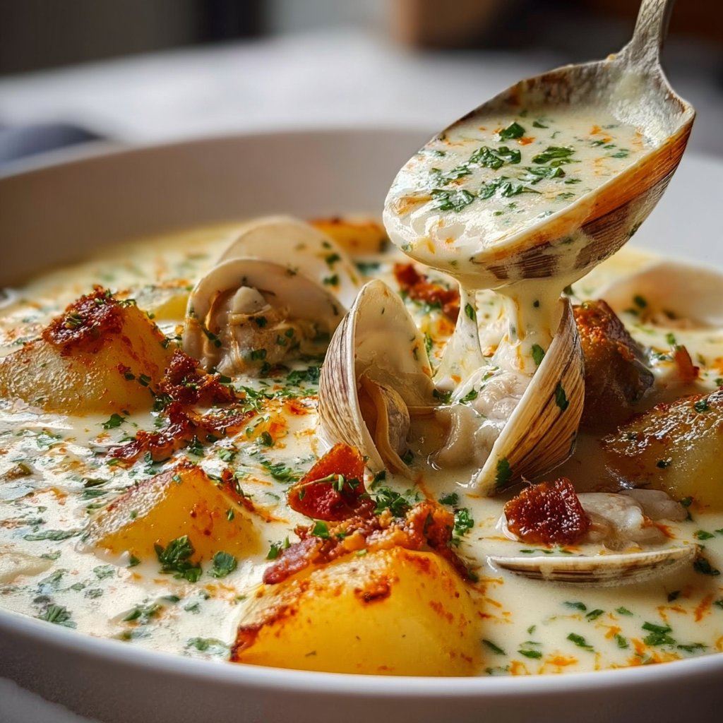 Creamy Clam &Amp; Potato Soup 4 Creamy Clam & Potato Soup