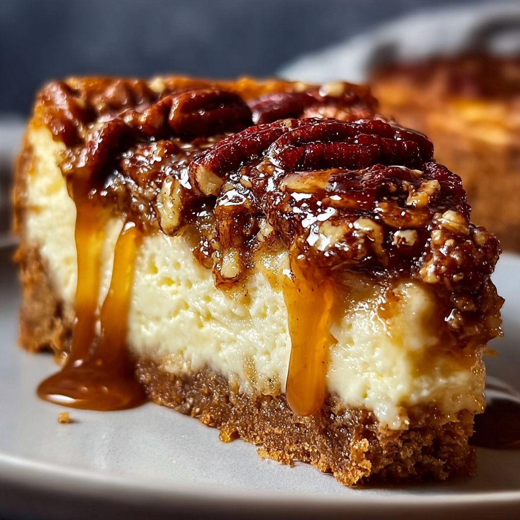 Pecan Pie Cheesecake 4 Pecan Pie Cheesecake