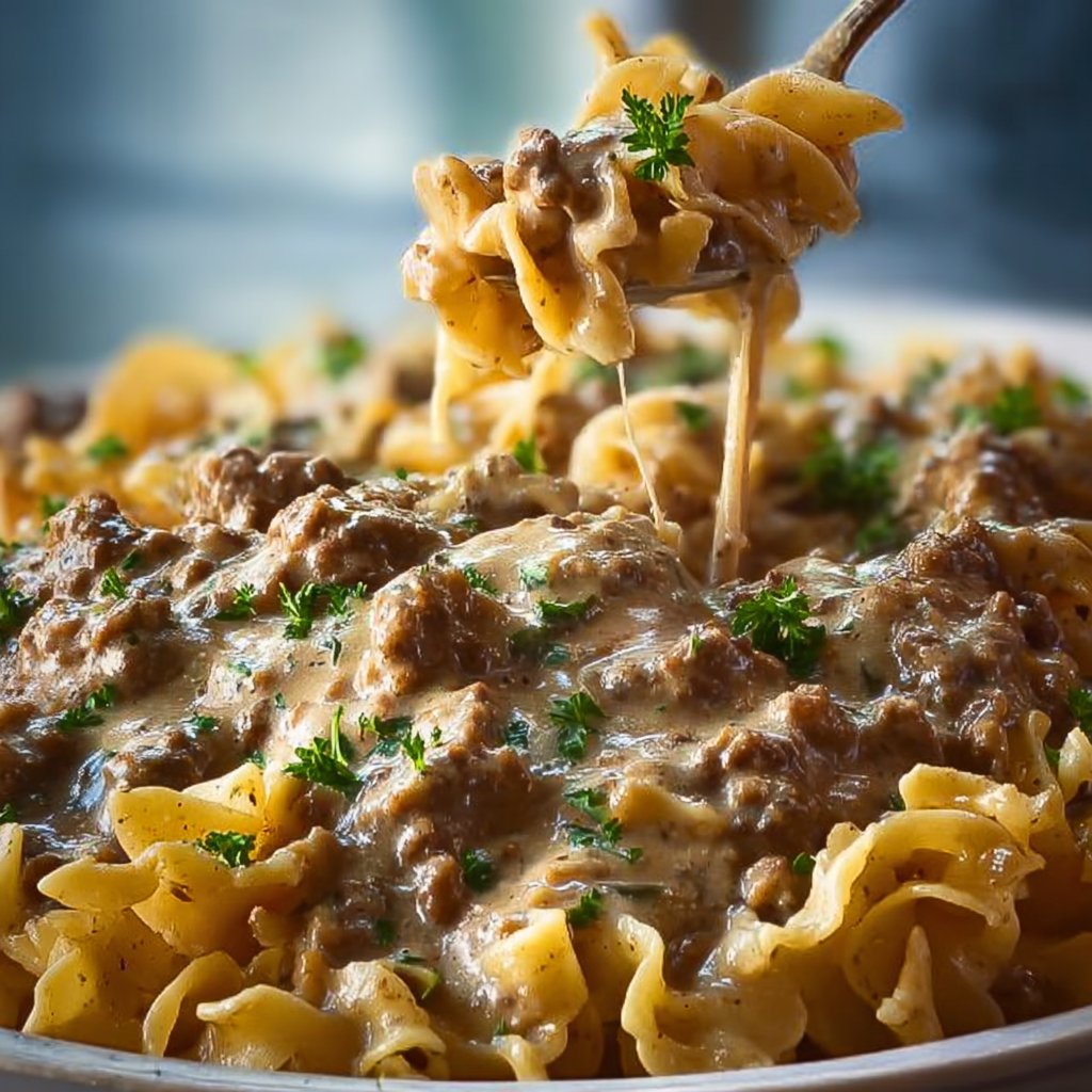 Ground Beef Stroganoff 4 Ground Beef Stroganoff
