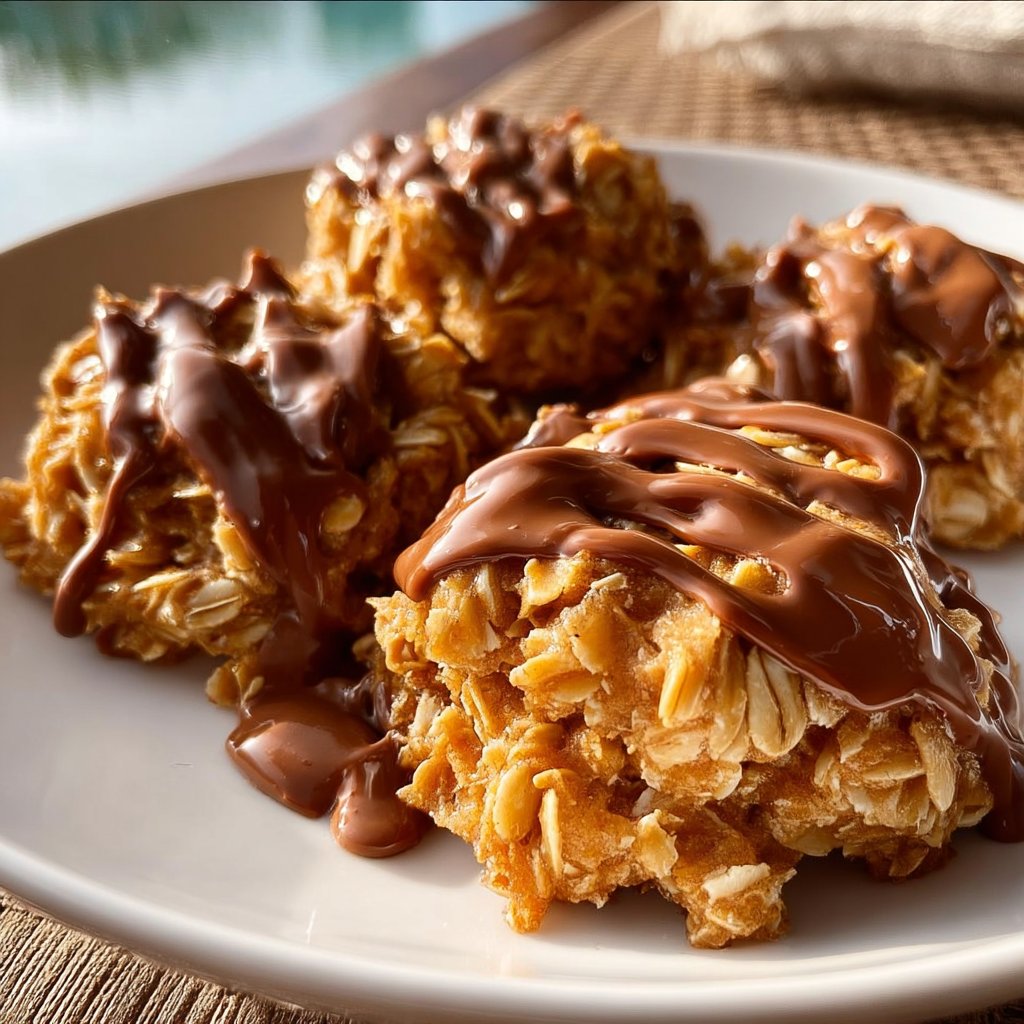 Peanut Butter No Bake Cookies 4 Peanut Butter No Bake Cookies