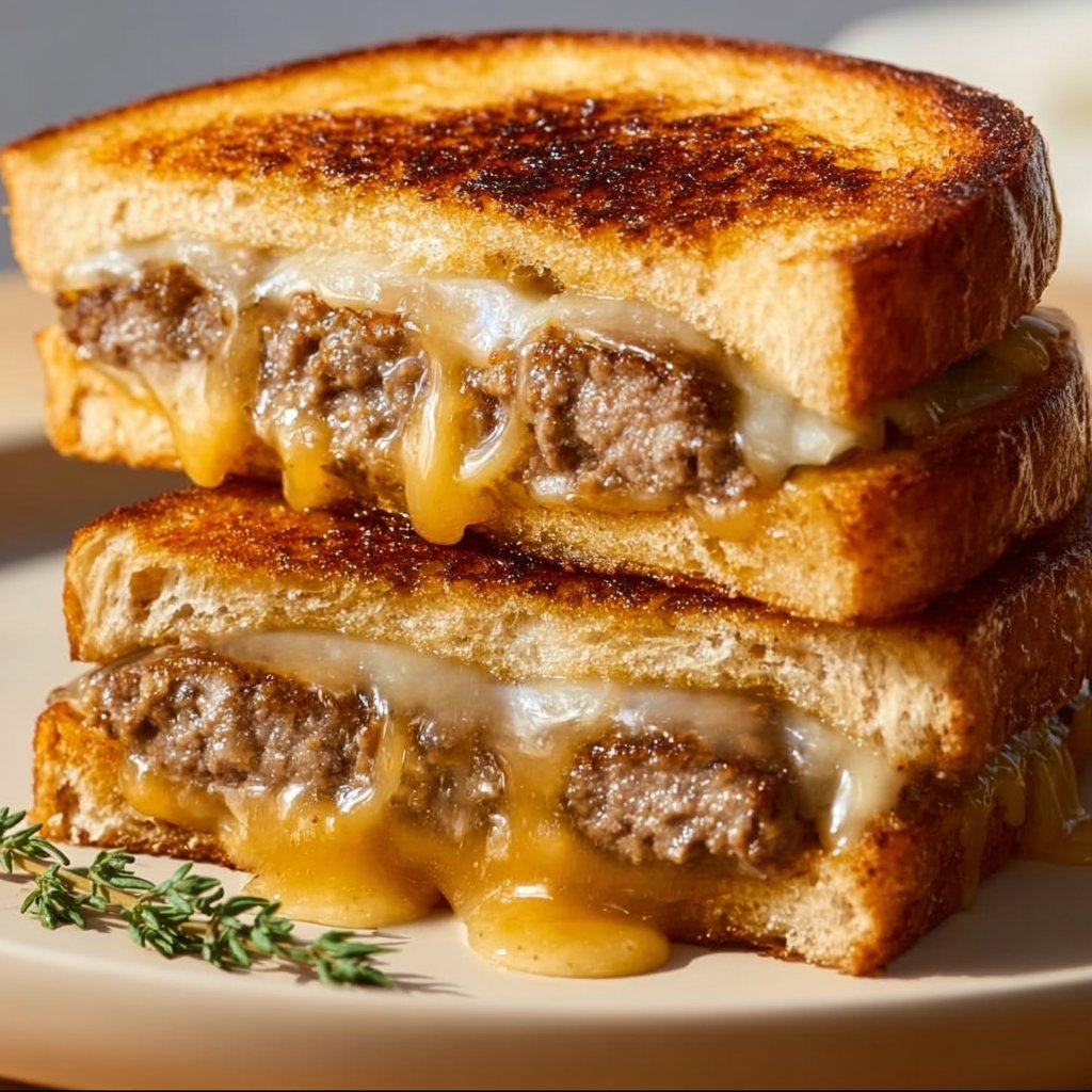 Patty Melt With Secret Sauce 4 Patty Melt with Secret Sauce