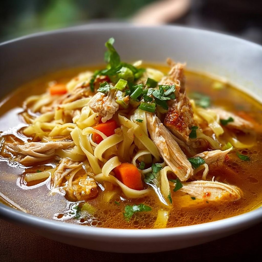 Aromatic Chicken Noodle Soup 4 Aromatic Chicken Noodle Soup