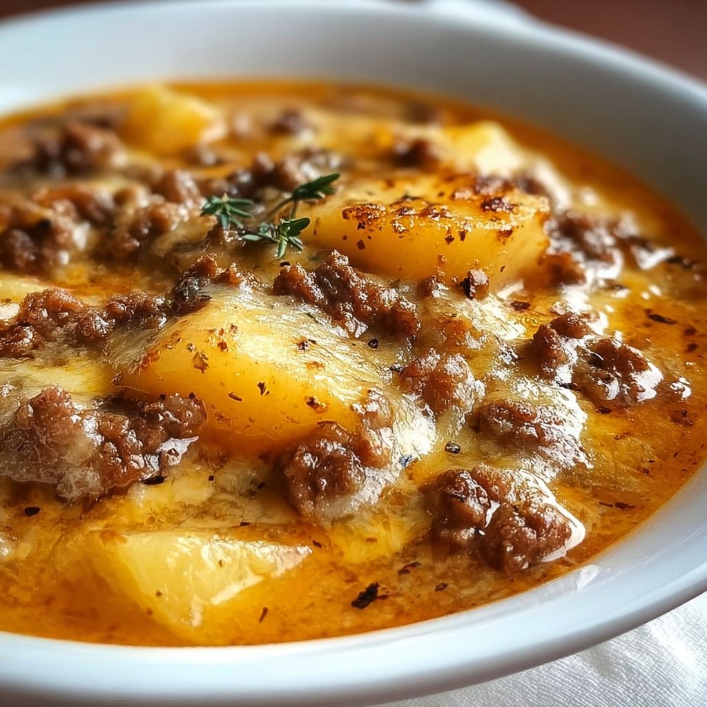 Hearty Potato Ground Beef Soup 4 Hearty Potato Ground Beef Soup