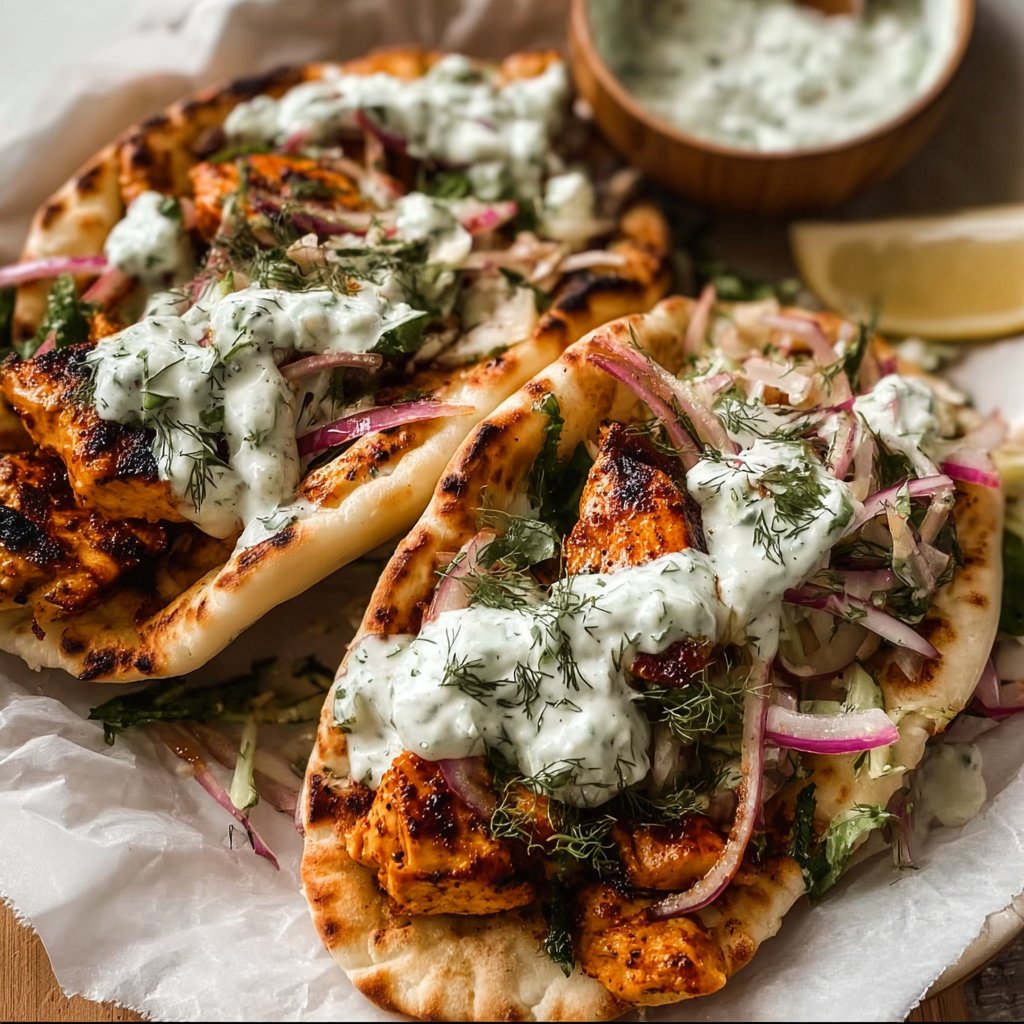 Sheet Pan Chicken Pitas With Herby Ranch 4 Sheet Pan Chicken Pitas with Herby Ranch