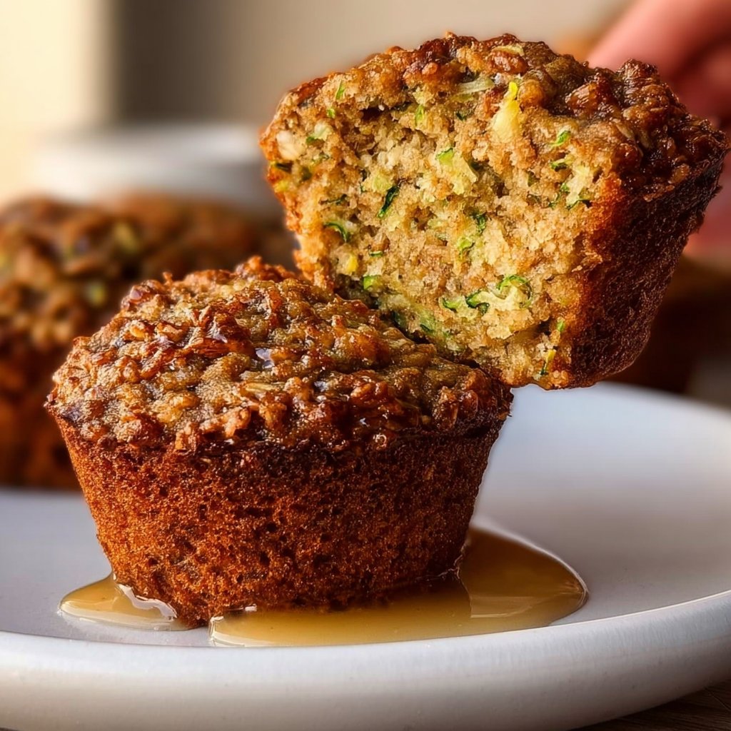 Healthy Zucchini Oatmeal Muffins 4 Healthy Zucchini Oatmeal Muffins